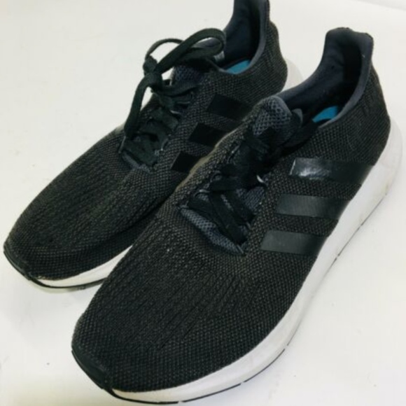 ADIDAS ORIGINALS SWIFT RUN CORE BLACK MENS US13